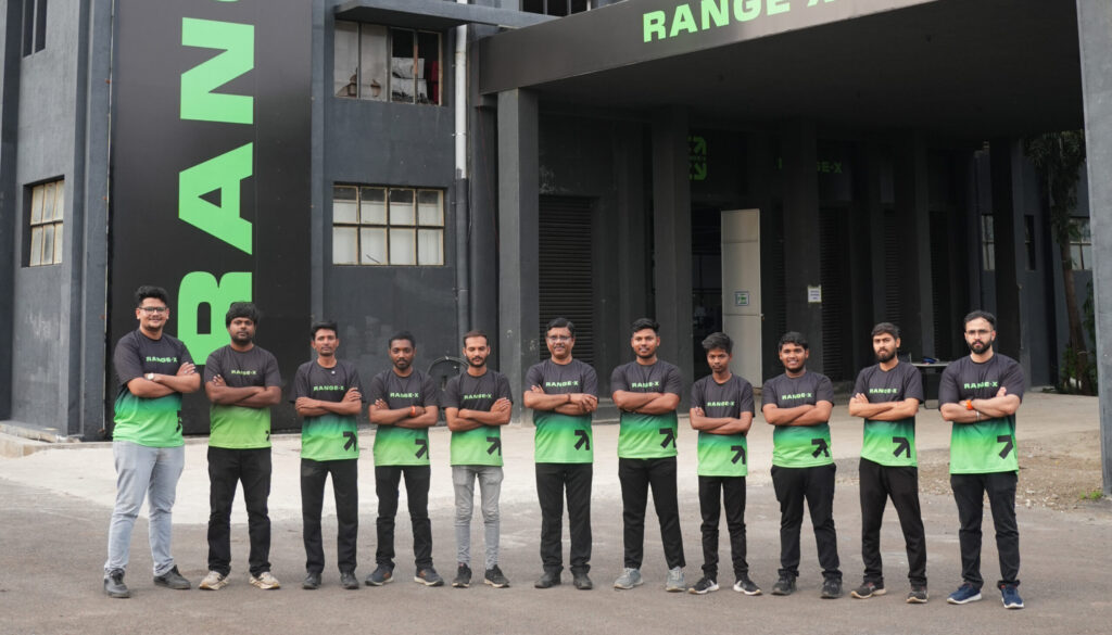 Range-X battery manufacturing team at Kinetic Engineering’s Ahilyanagar facility, driving India’s in-house EV battery innovation.