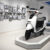 Kinetic DX electric scooter in showroom showcasing modern EV design in India