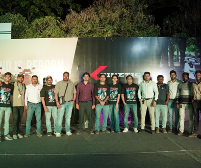 Kinetic EV team at Rasikotsav 2026 during Gudi Padwa celebration event