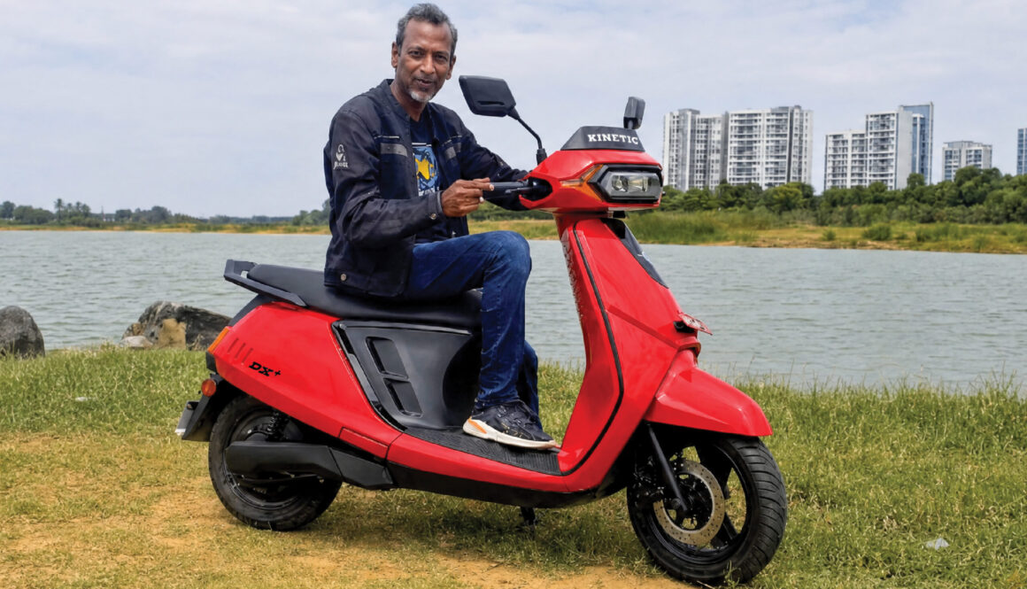 Customer receives the first Kinetic DX+ EV in South India, marking a milestone in electric mobility and brand legacy.