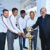 Kinetic EV team hosts an exclusive South India media ride event showcasing the Kinetic DX electric scooter.
