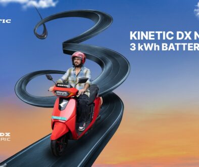 Kinetic DX electric scooter with the new 3.1 kWh battery pack for more range
